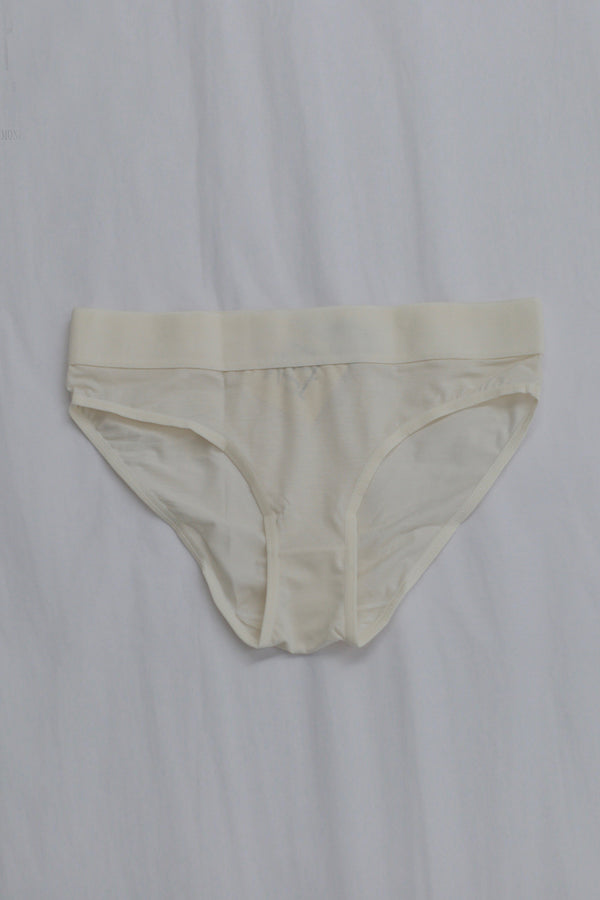 BASERANGE Stretch Flared Briefs UNEL Collection Ribbed Cotton Portugal BAS-UNEL-BL-000-UNDYED